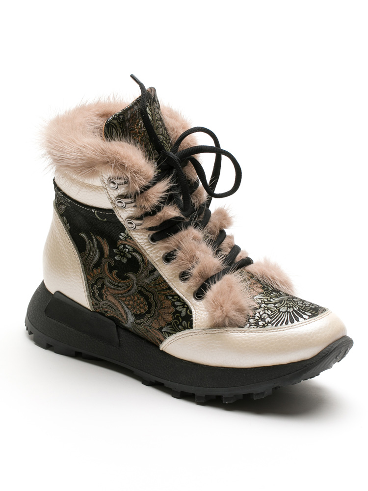 821-2008-1-927-927-929W "Vera Victoria Vito" Обувь женская ботинки зимние натуральный мех